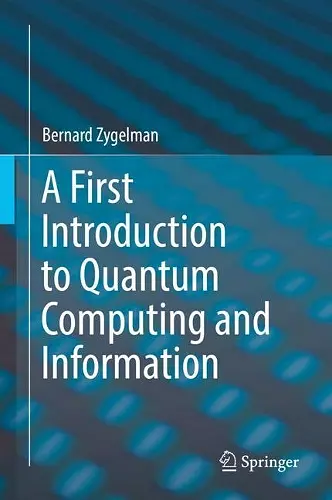 A First Introduction to Quantum Computing and Information cover