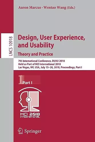 Design, User Experience, and Usability: Theory and Practice cover