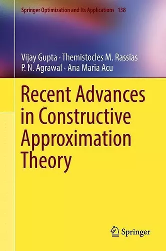 Recent Advances in Constructive Approximation Theory cover