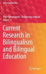Current Research in Bilingualism and Bilingual Education cover