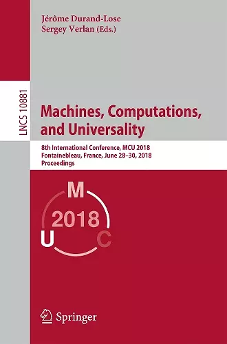 Machines, Computations, and Universality cover
