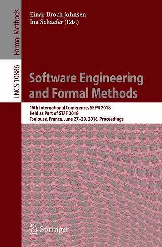 Software Engineering and Formal Methods cover