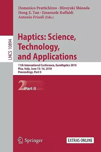 Haptics: Science, Technology, and Applications cover