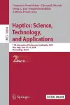 Haptics: Science, Technology, and Applications cover