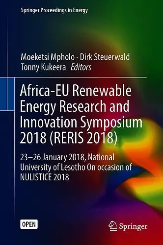 Africa-EU Renewable Energy Research and Innovation Symposium 2018 (RERIS 2018) cover