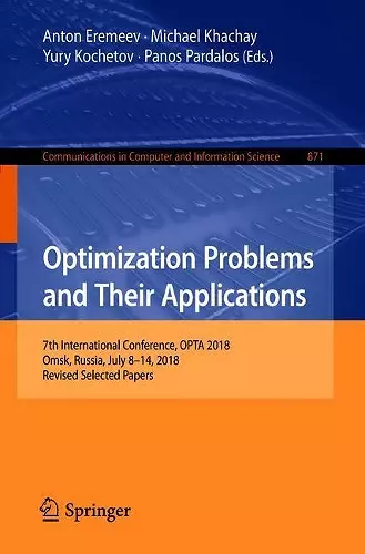 Optimization Problems and Their Applications cover