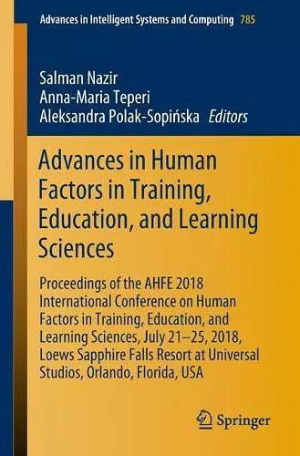 Advances in Human Factors in Training, Education, and Learning Sciences cover