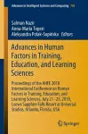 Advances in Human Factors in Training, Education, and Learning Sciences cover