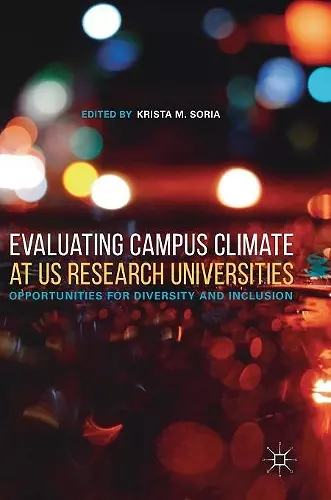 Evaluating Campus Climate at US Research Universities cover