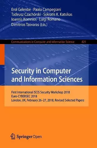 Security in Computer and Information Sciences cover