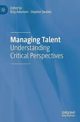 Managing Talent cover