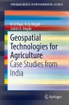 Geospatial Technologies for Agriculture cover