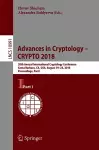 Advances in Cryptology – CRYPTO 2018 cover