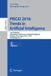 PRICAI 2018: Trends in Artificial Intelligence cover