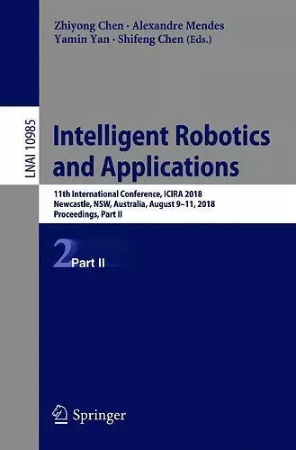 Intelligent Robotics and Applications cover