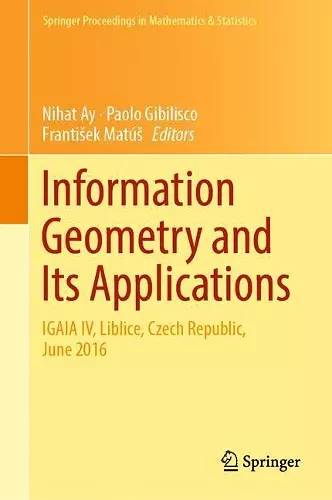 Information Geometry and Its Applications cover