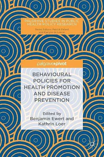 Behavioural Policies for Health Promotion and Disease Prevention cover