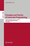 Principles and Practice of Constraint Programming cover