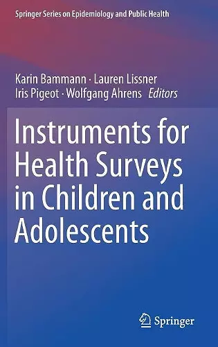 Instruments for Health Surveys in Children and Adolescents cover