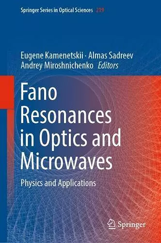 Fano Resonances in Optics and Microwaves cover