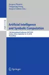 Artificial Intelligence and Symbolic Computation cover