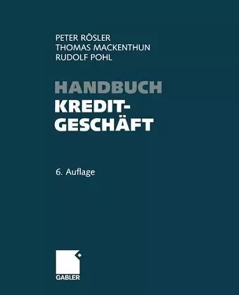 Handbuch Kreditgeschäft cover