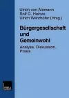 Bürgergesellschaft und Gemeinwohl cover