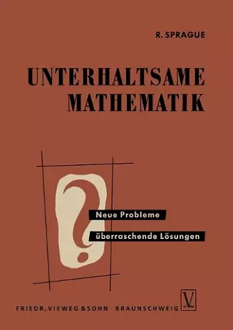 Unterhaltsame Mathematik cover