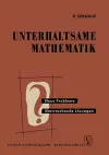 Unterhaltsame Mathematik cover