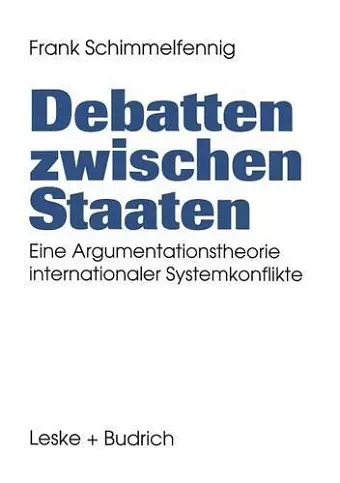 Debatten zwischen Staaten cover