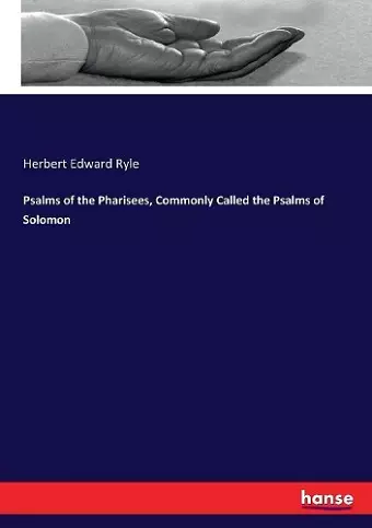 Psalms of the Pharisees, Commonly Called the Psalms of Solomon cover