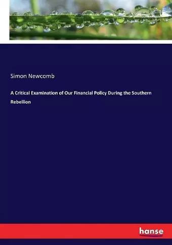 A Critical Examination of Our Financial Policy During the Southern Rebellion cover