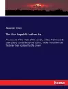 The First Republic in America cover