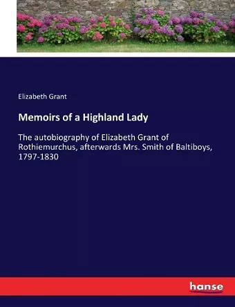 Memoirs of a Highland Lady cover