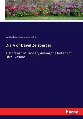 Diary of David Zeisberger cover