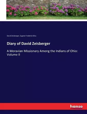 Diary of David Zeisberger cover