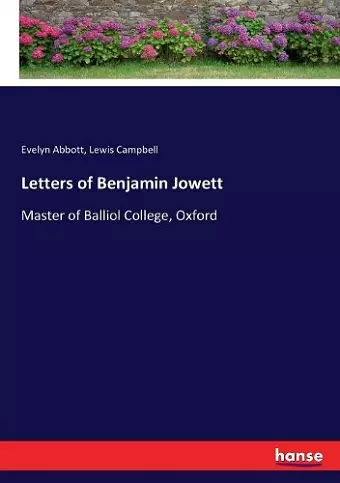 Letters of Benjamin Jowett cover