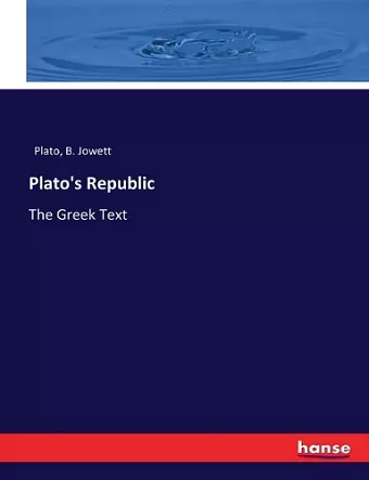 Plato's Republic cover