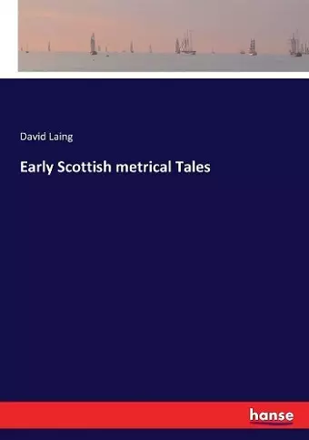 Early Scottish metrical Tales cover