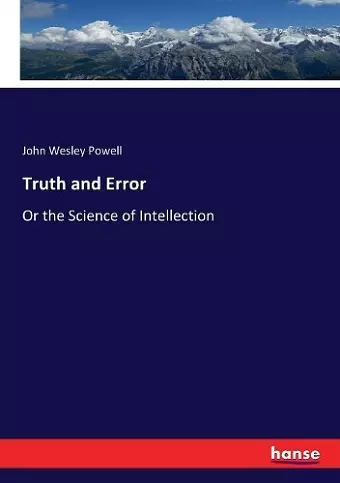 Truth and Error cover