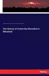 The History of University Education in Maryland cover