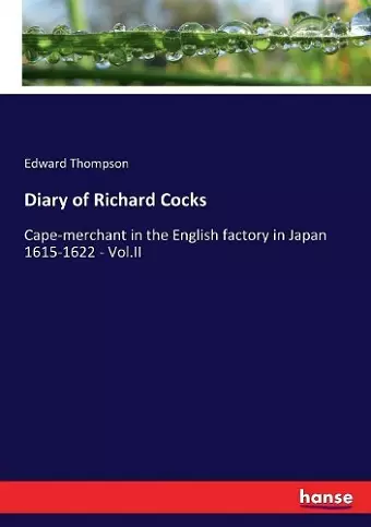 Diary of Richard Cocks cover