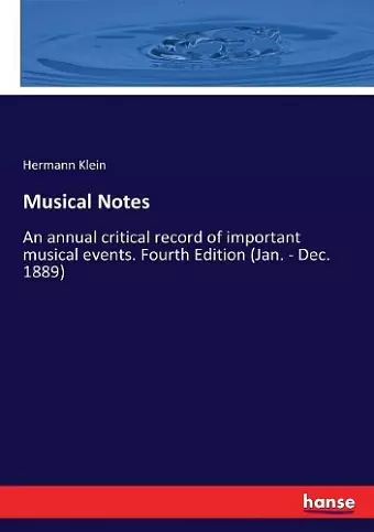 Musical Notes cover