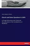 Church and State Questions in 1876 cover