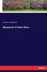 Memorial of John Allan cover