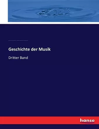 Geschichte der Musik cover