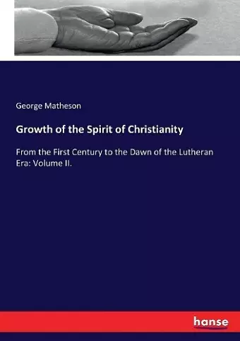 Growth of the Spirit of Christianity cover