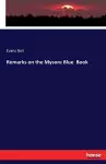 Remarks on the Mysore Blue Book cover