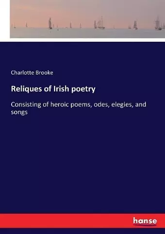 Reliques of Irish poetry cover