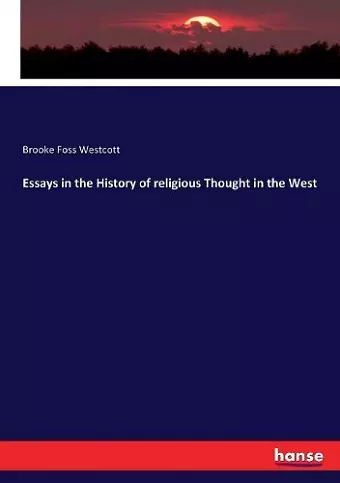 Essays in the History of religious Thought in the West cover